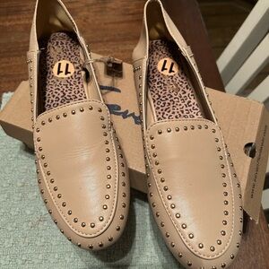Seven7 Tan Studded Loafers
